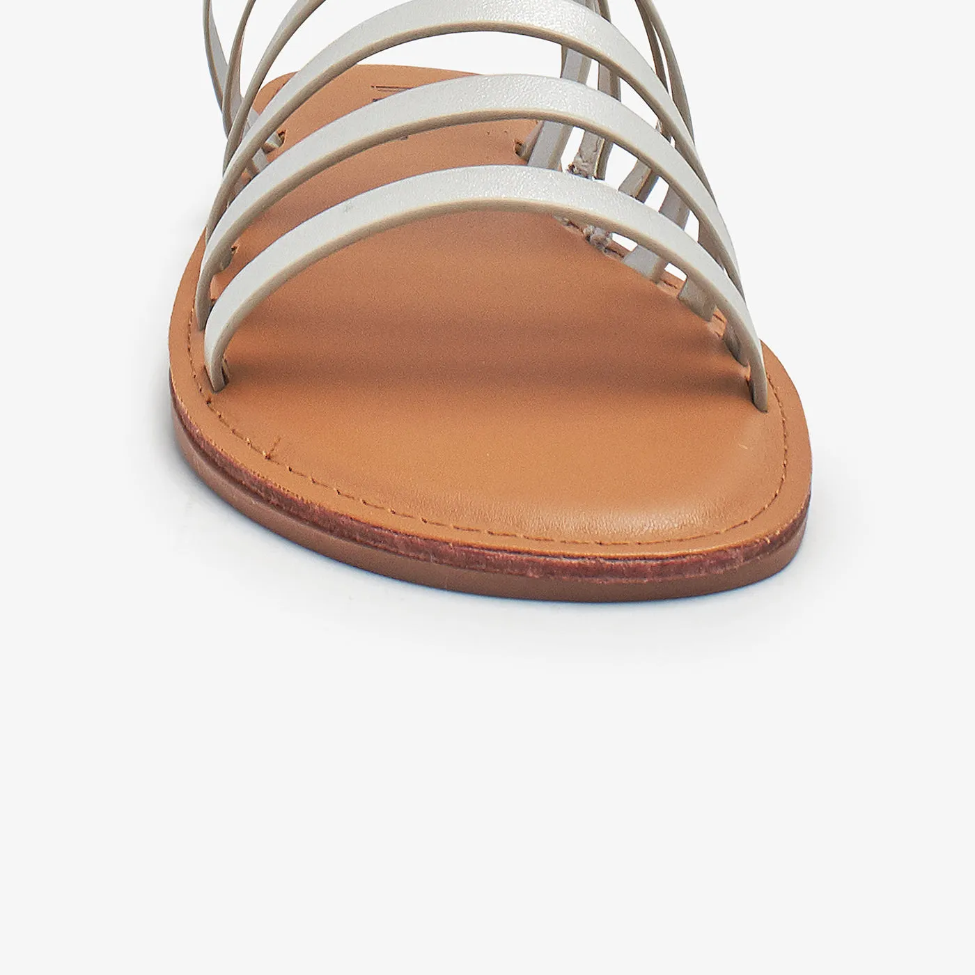 Almond Shape Gladiator Womens Sandals