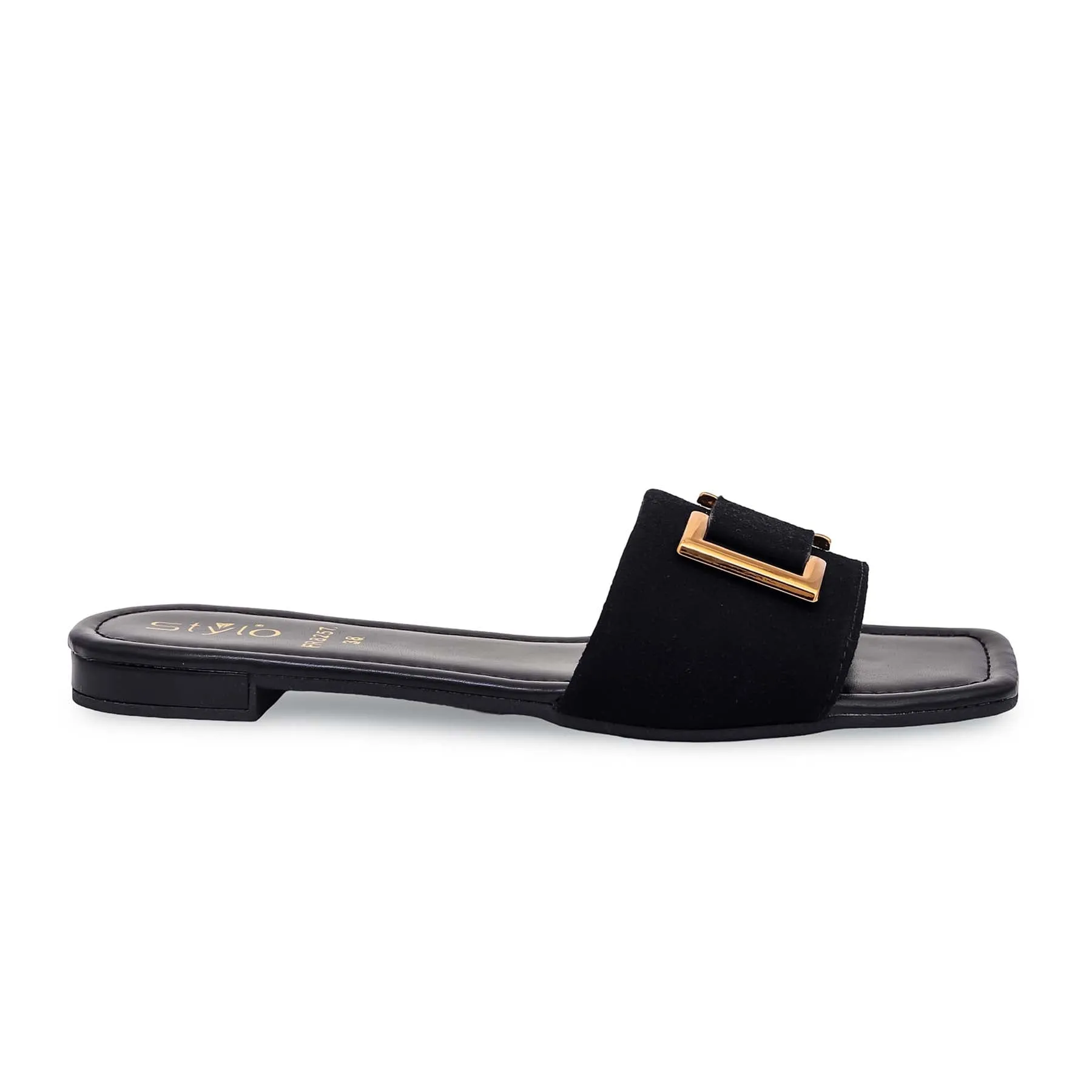 Black Formal Slipper FR8257