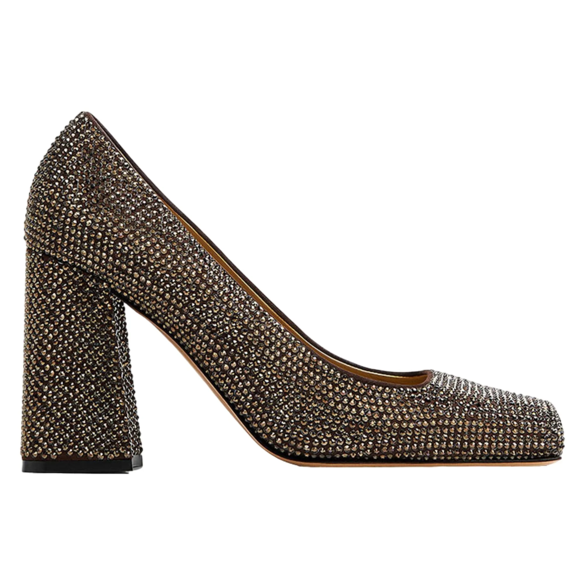 Bottega Veneta Crystal Embellished Tower Pumps