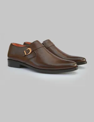 Brown | Leather Formal Moccasin for Men