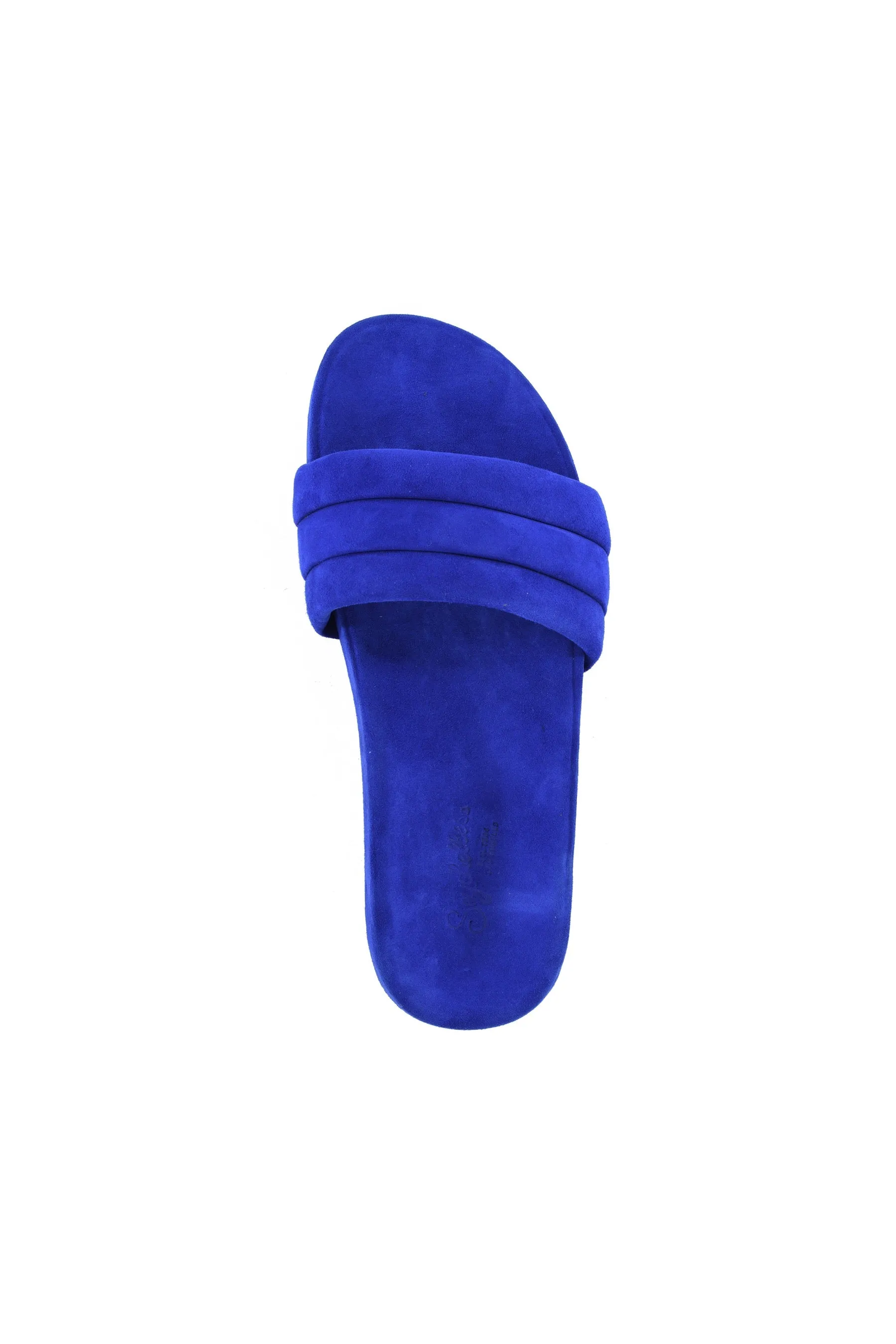 Cobalt Suede Low Key Slide