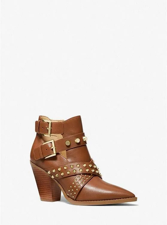 Dover Astor Stud Leather Ankle Boot