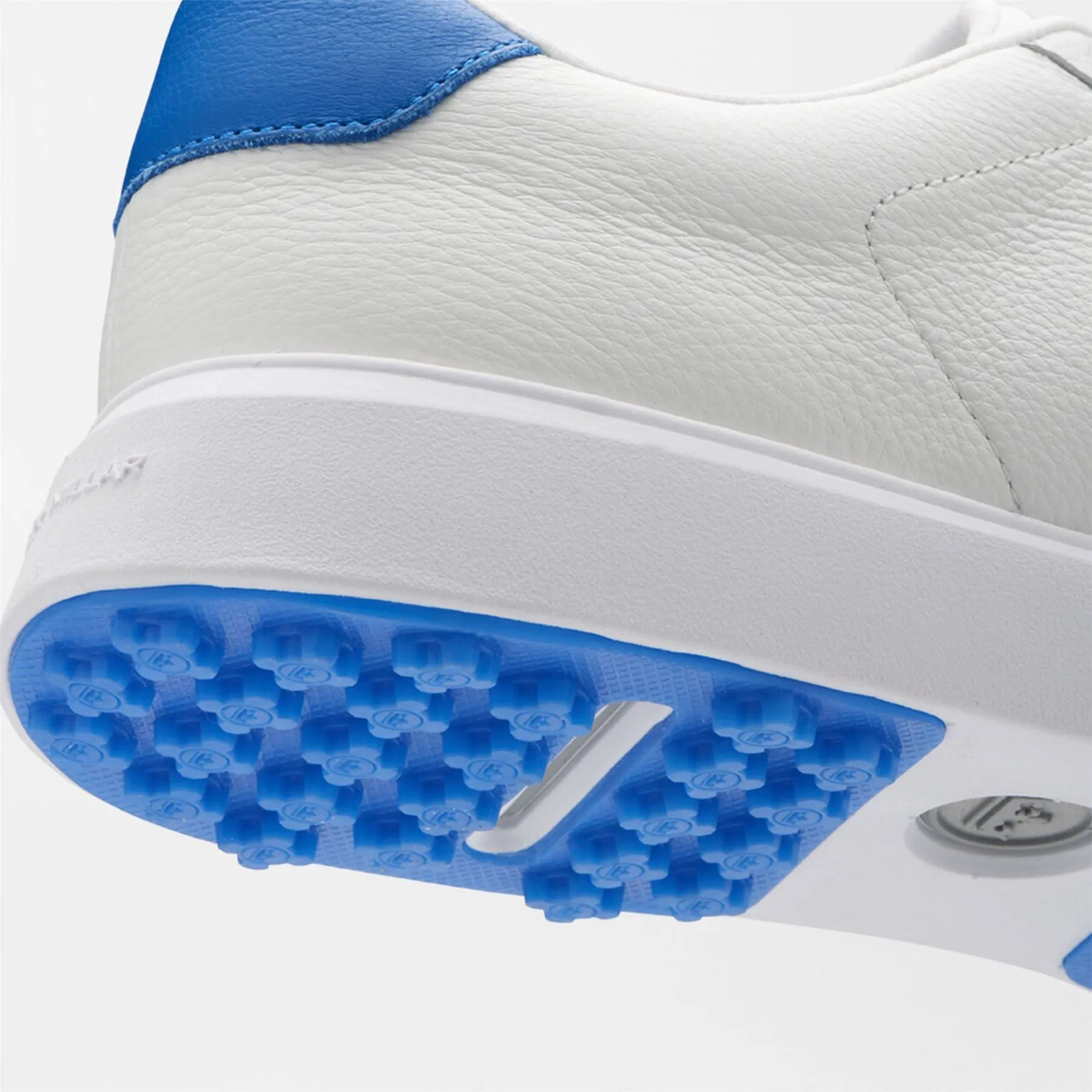 Drift Leather Hybrid Course Shoe White/Mako Blue - AW24