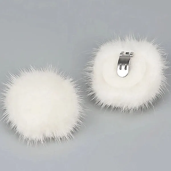 Elegant Pompom Shoe Clip - 5cm