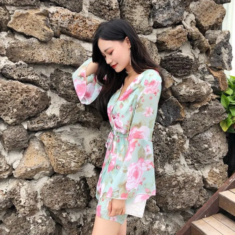 FLORAL FANTASY ROMPER