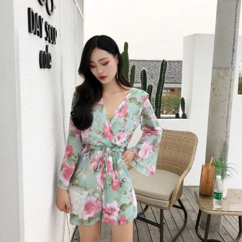 FLORAL FANTASY ROMPER