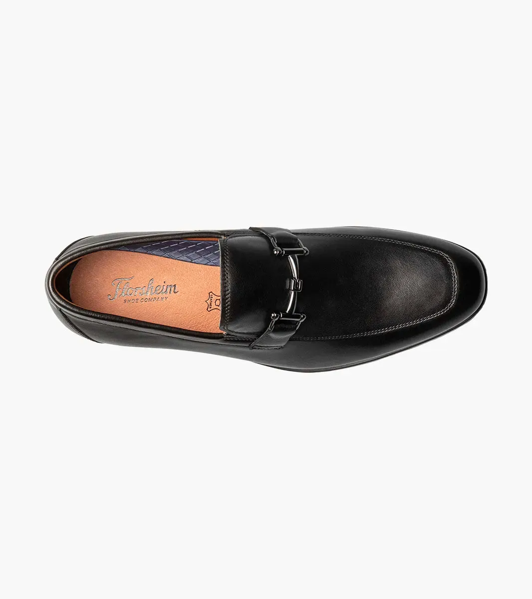 Florsheim Zaffiro Moc Toe Bit Loafer - Black