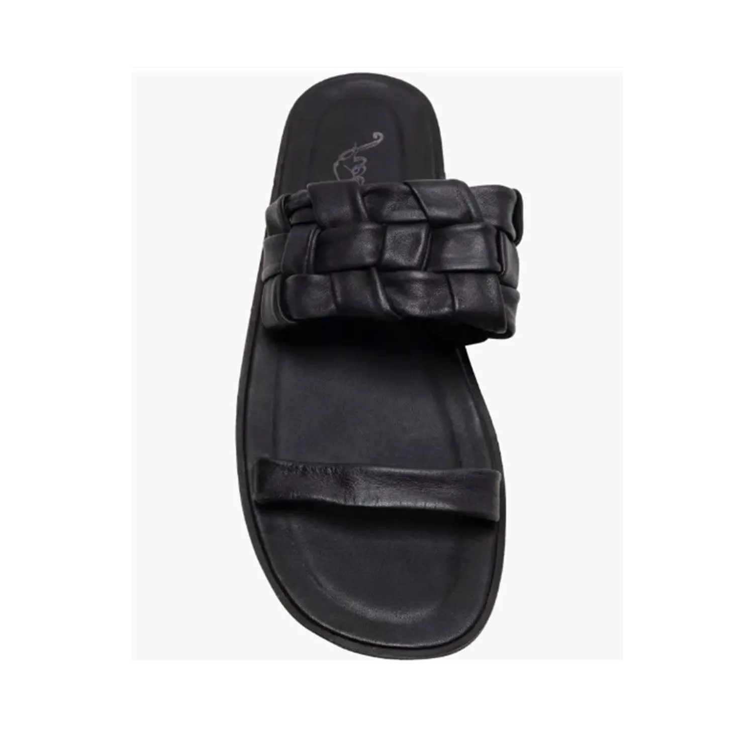 Free People Women's Woven River Sandal in Black