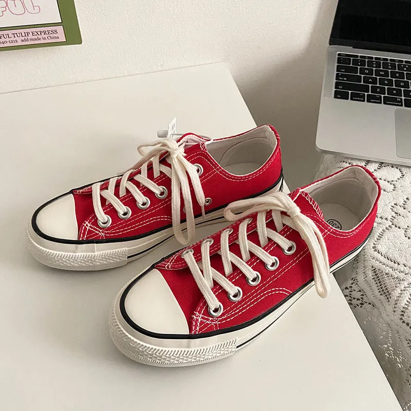 Glamorous For Male And Female Korean Canvas Shoes