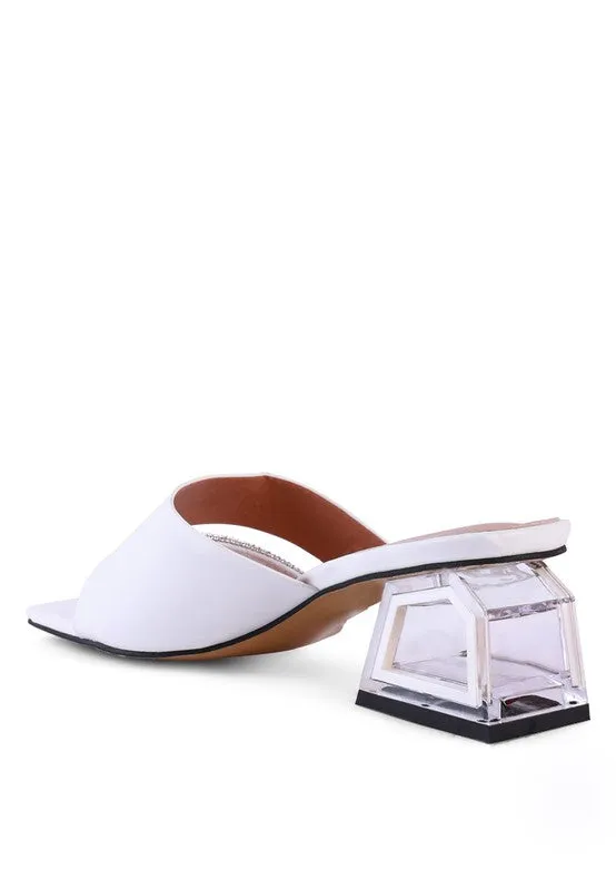 GOFLY NEVER MINIMAL LOW HEEL SANDALS