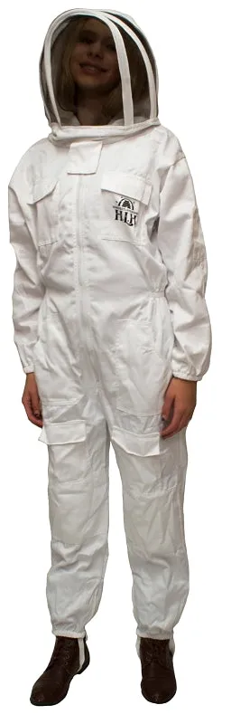 Harvest Lane Honey CLOTHSM-101 Beekeeping Suit, M, Zipper, Polycotton :EA: QUANTITY: 1