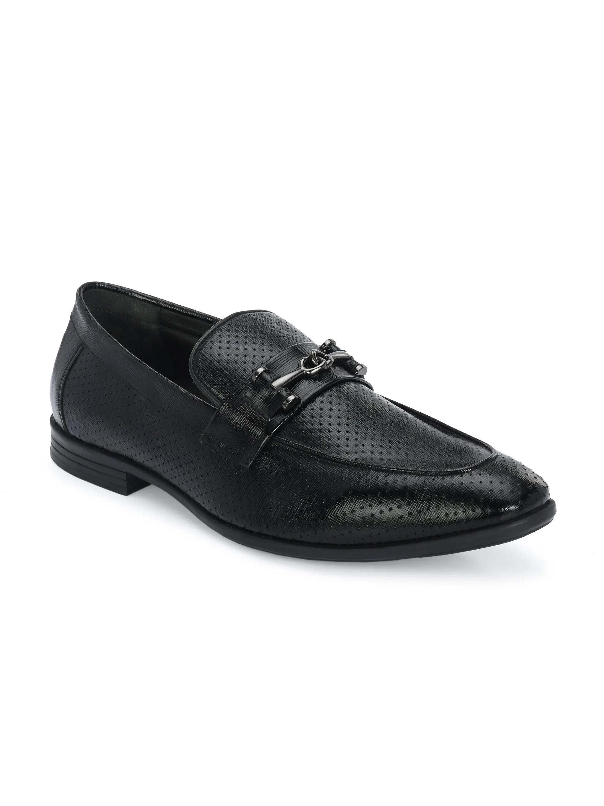 HITZ6344-Men's Black Leather Formal Shoes