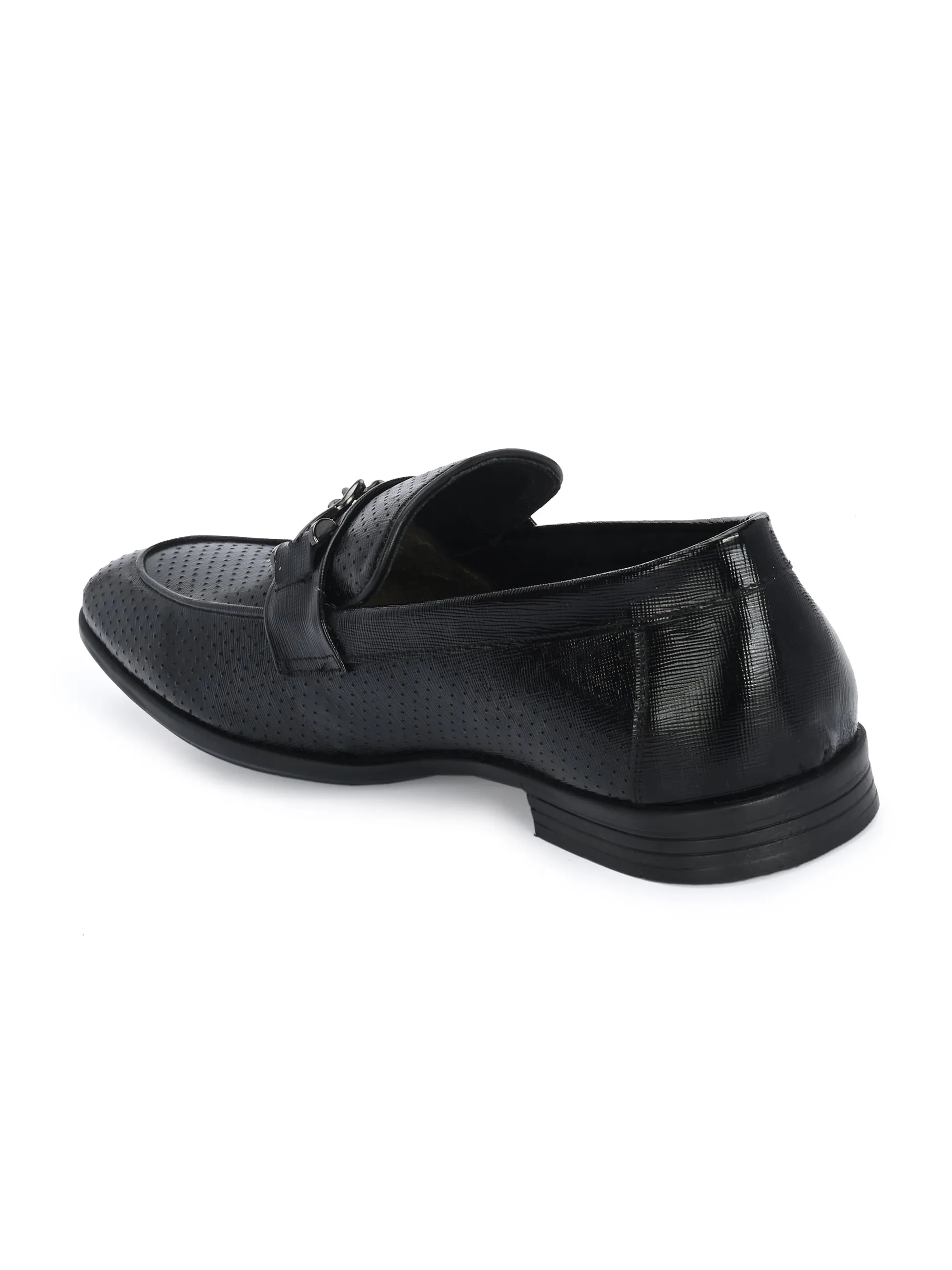 HITZ6344-Men's Black Leather Formal Shoes