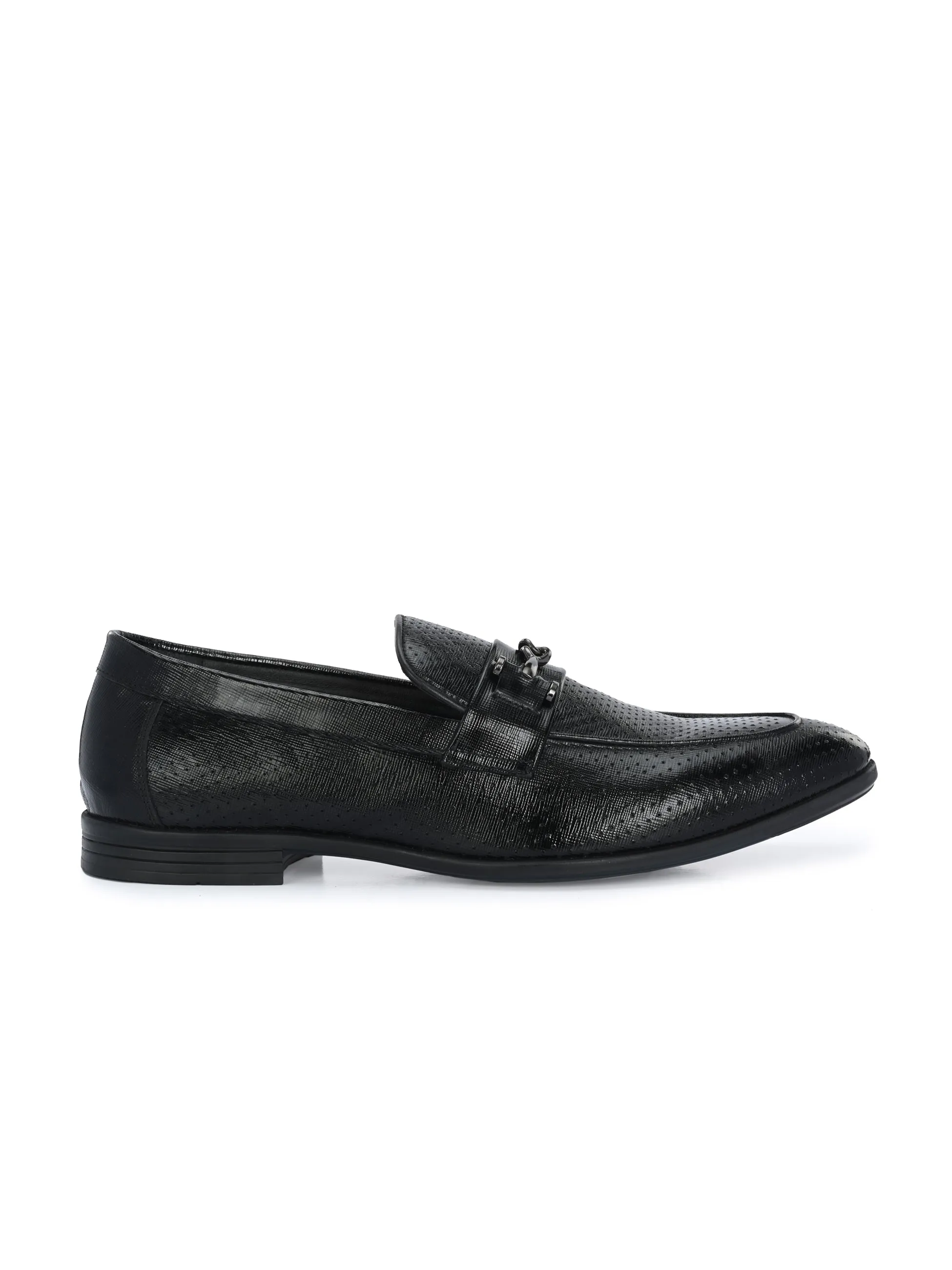 HITZ6344-Men's Black Leather Formal Shoes