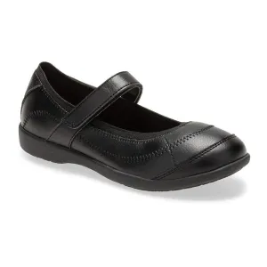 Hush Puppies Rudy Girls Black Uniform Shoes