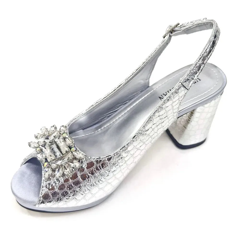 Italian Rhinestone Party Shoes & Bag – 2024 Italian Style