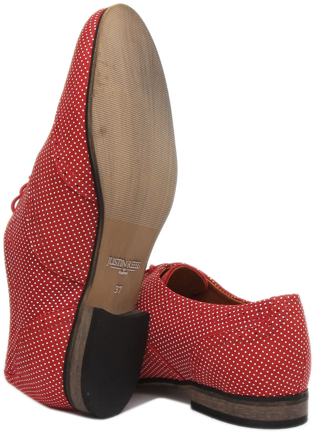 JUSTINREESS ENGLAND Kalina In Red Polka Dots For Women