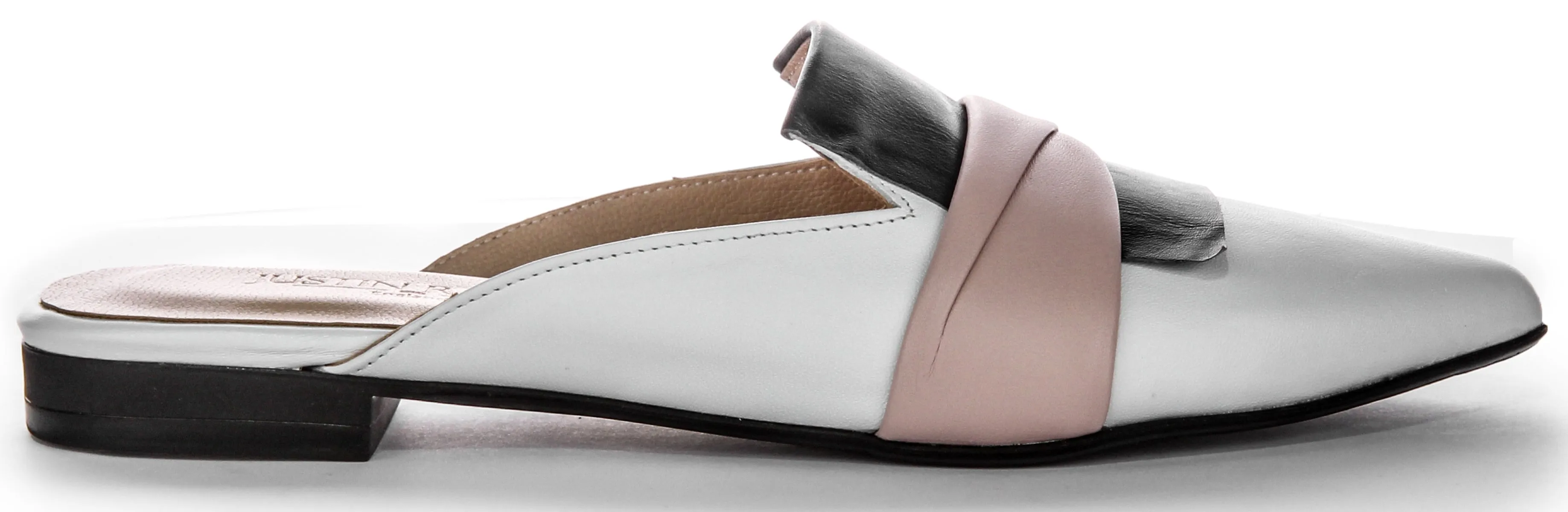 Justinreess England Strut In White Pink For Women