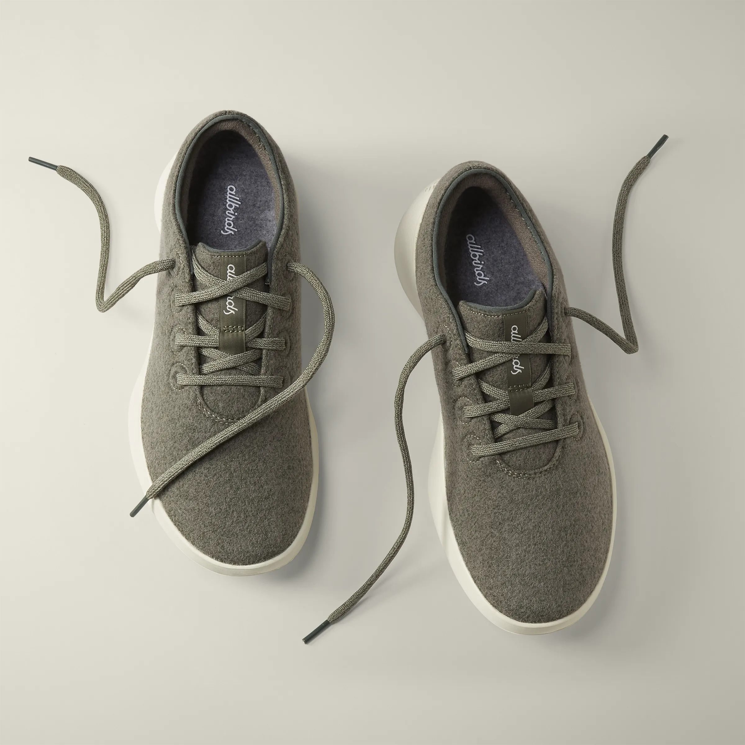 Men's Wool Runner 2 - Rugged Green (Stony Cream Sole)