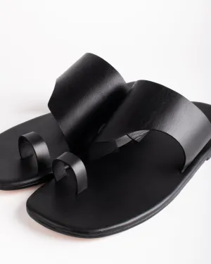 Monochrome Open Toe Women's chappals