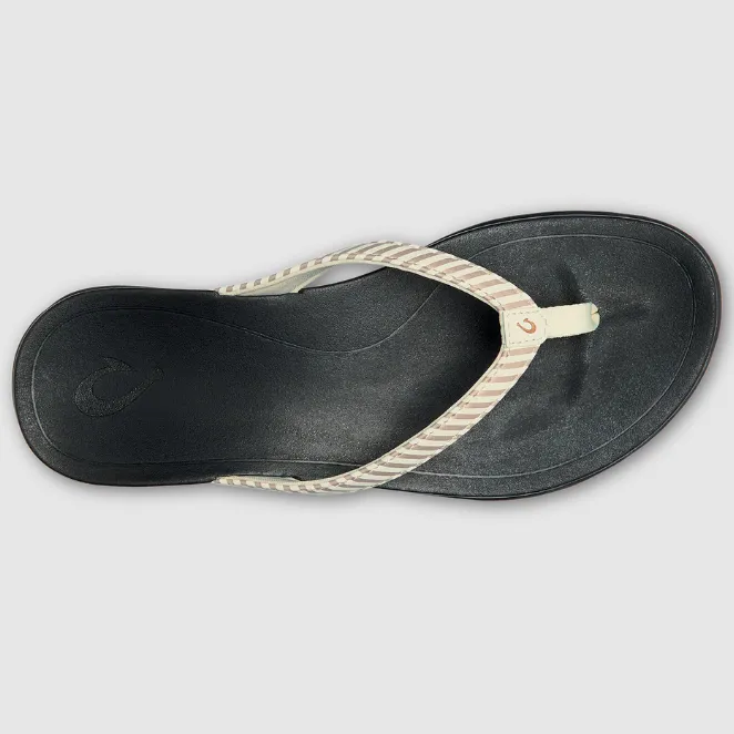 Olukai Ho' Opio Womens Sandals-Bone Stripe