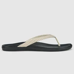 Olukai Ho' Opio Womens Sandals-Bone Stripe