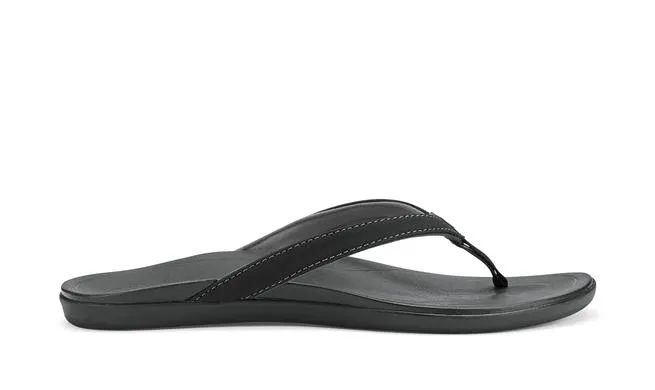 Olukai Women's Ho'Opio Sandal - Onyx/Onyx 20294-OXOX