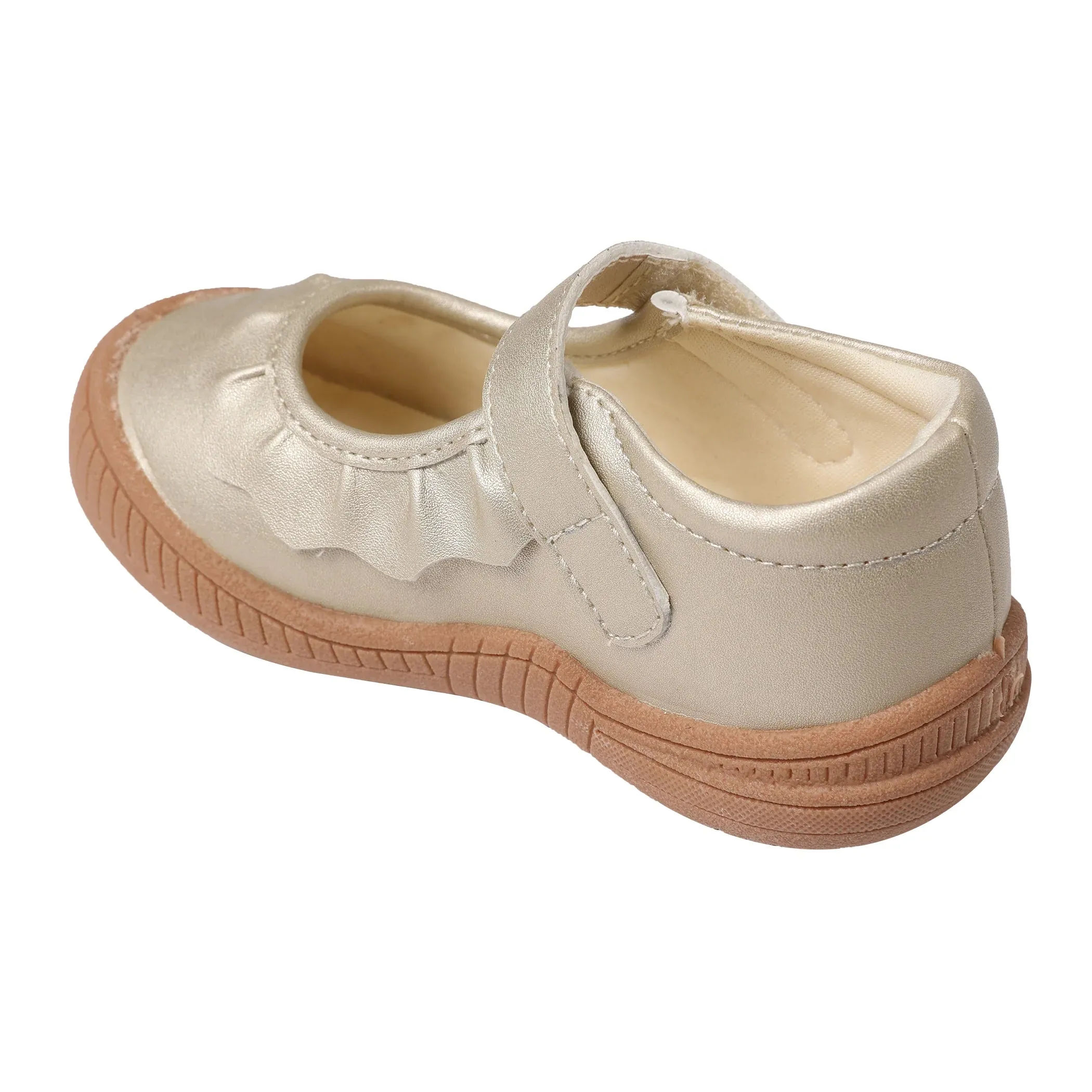 Oomphies Girls' (Sizes 5-3) Amina Mary Jane - Gold