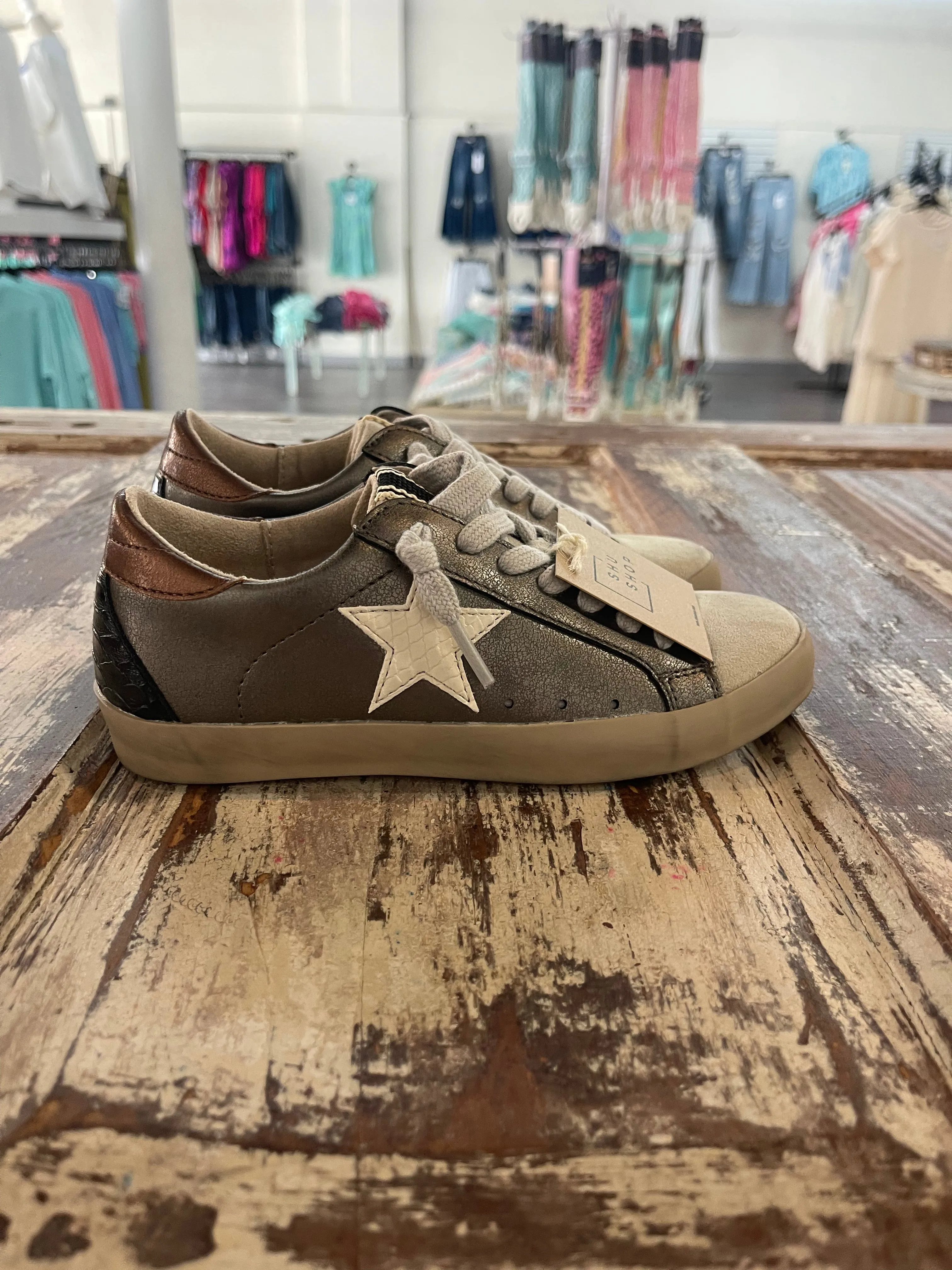 Paula Kids Sneakers in Mixed Metal