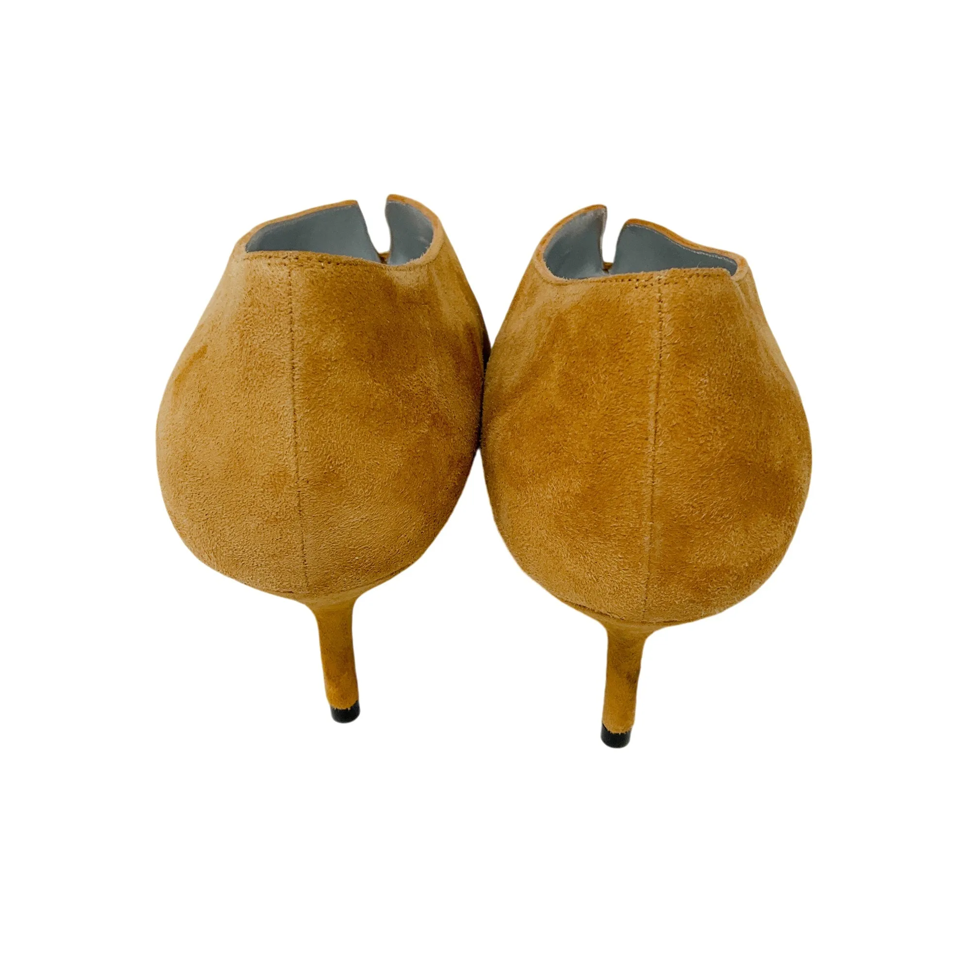 Pierre Hardy Tan Suede Leather Pumps