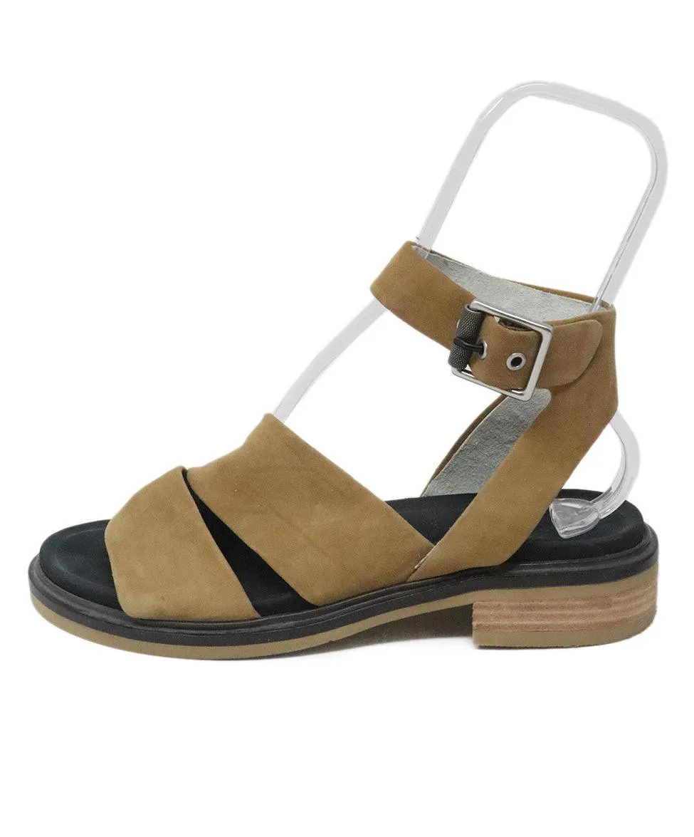 Rag & Bone Tan & Black Suede Sandals sz 9