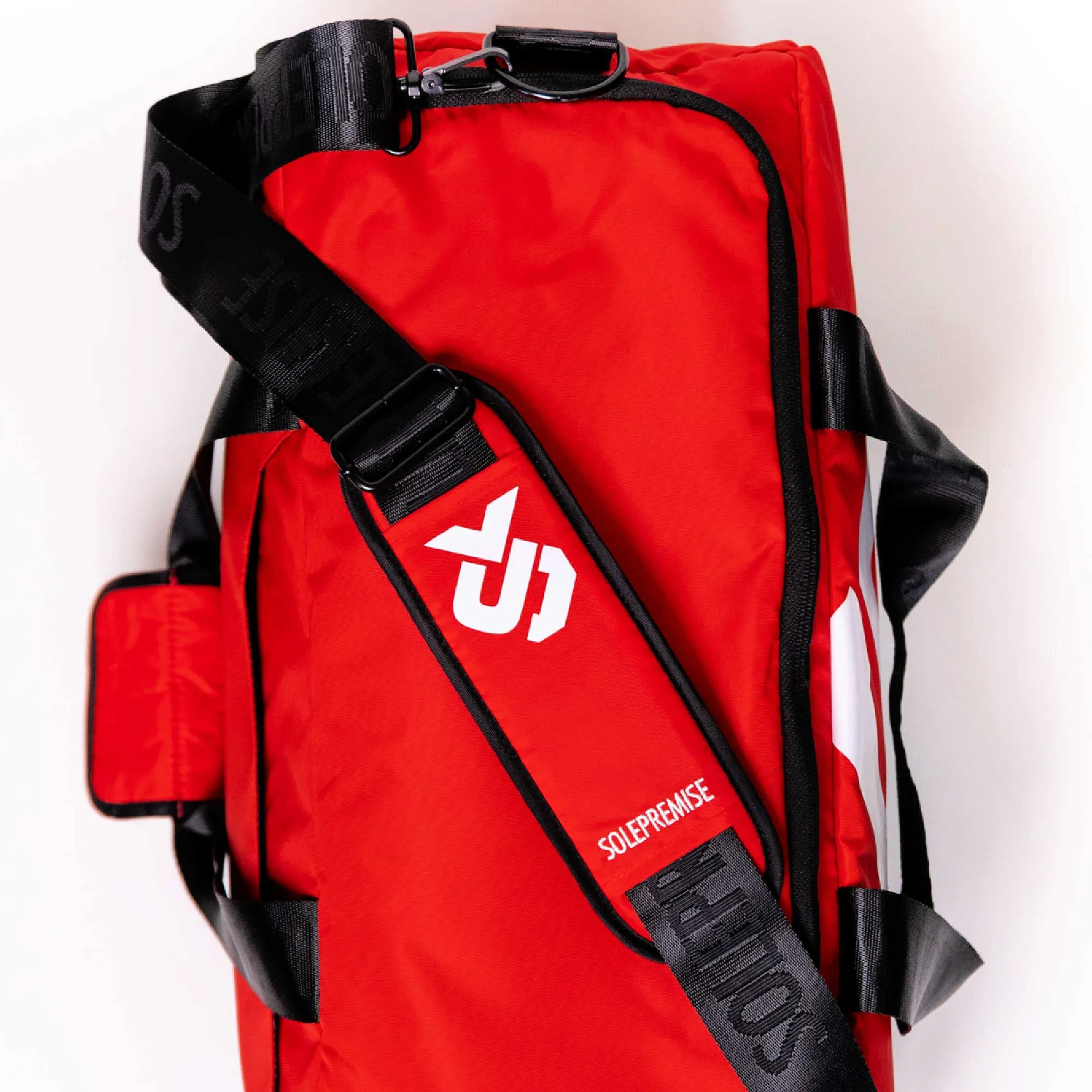 Red Sneaker Duffle Bag