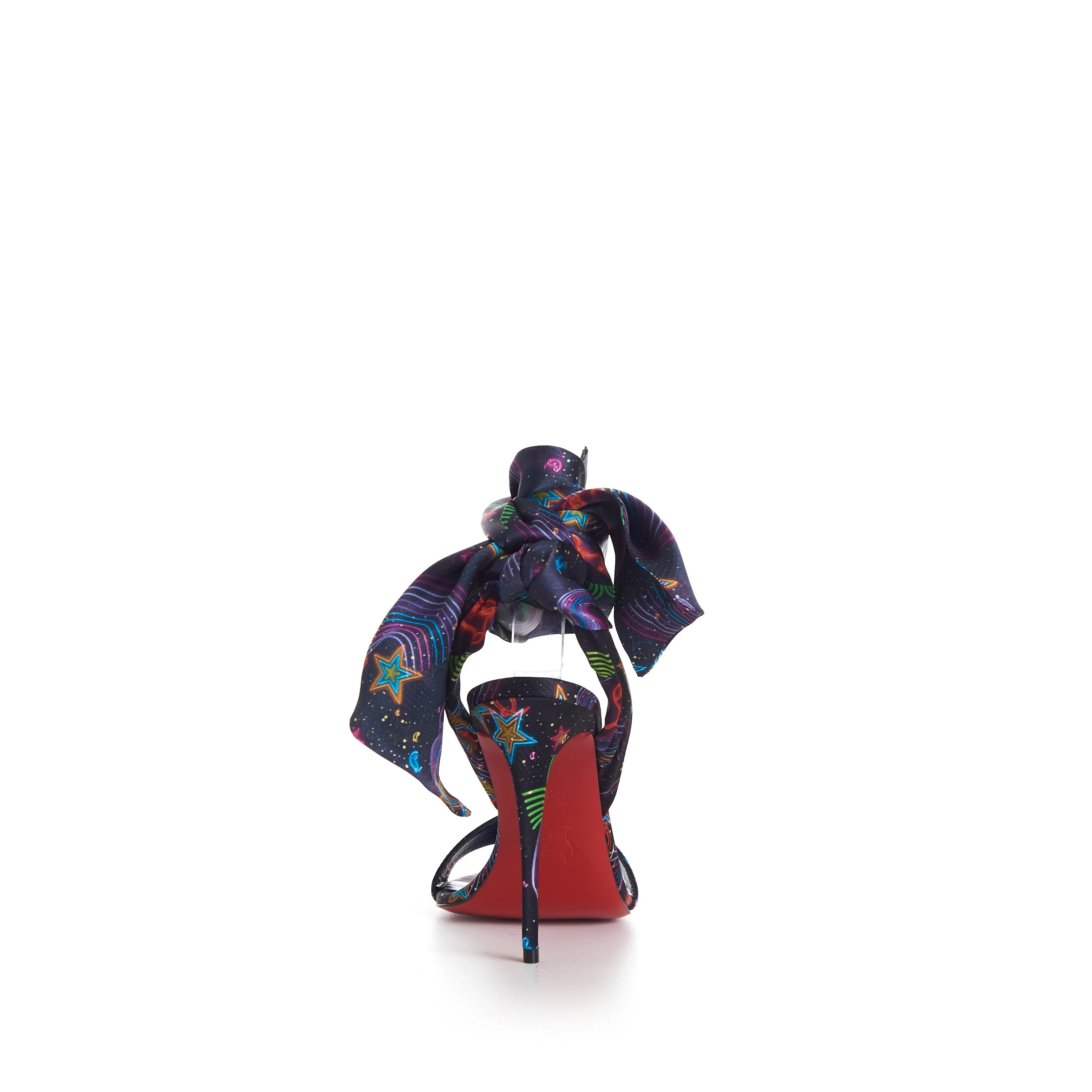 Sandale Du Désert 100 Sandals In Multicolor Crepe Satin Starlight Print