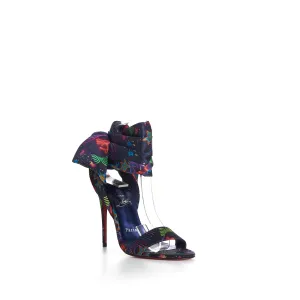 Sandale Du Désert 100 Sandals In Multicolor Crepe Satin Starlight Print