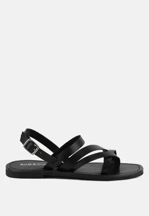 Sloana Strappy Flat Sandals