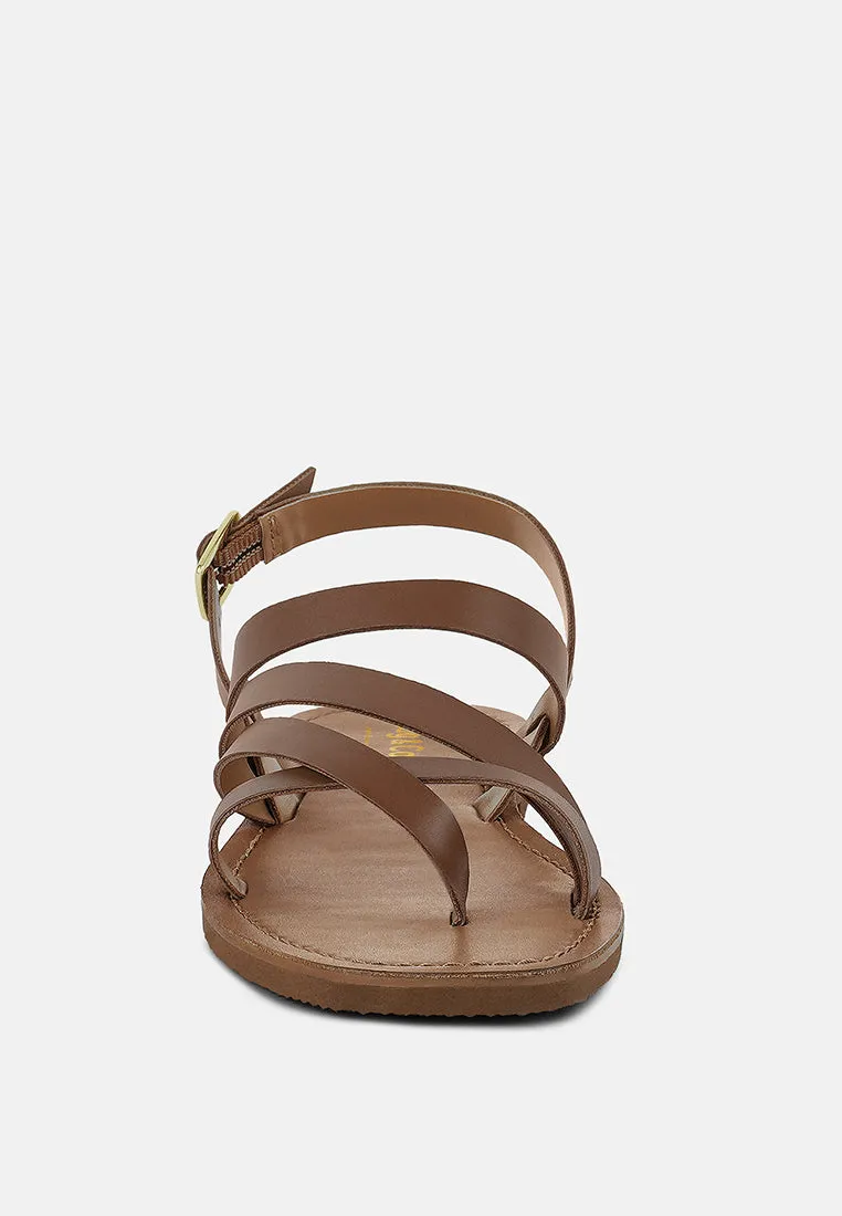 Sloana Strappy Flat Sandals