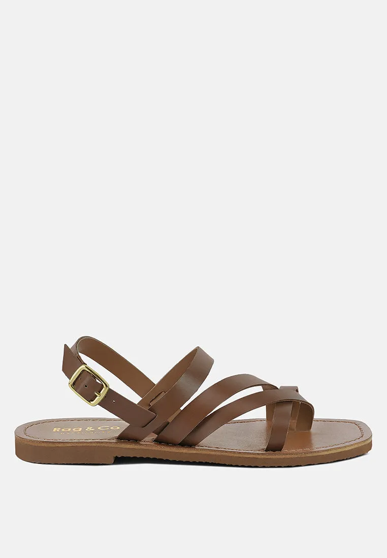 Sloana Strappy Flat Sandals