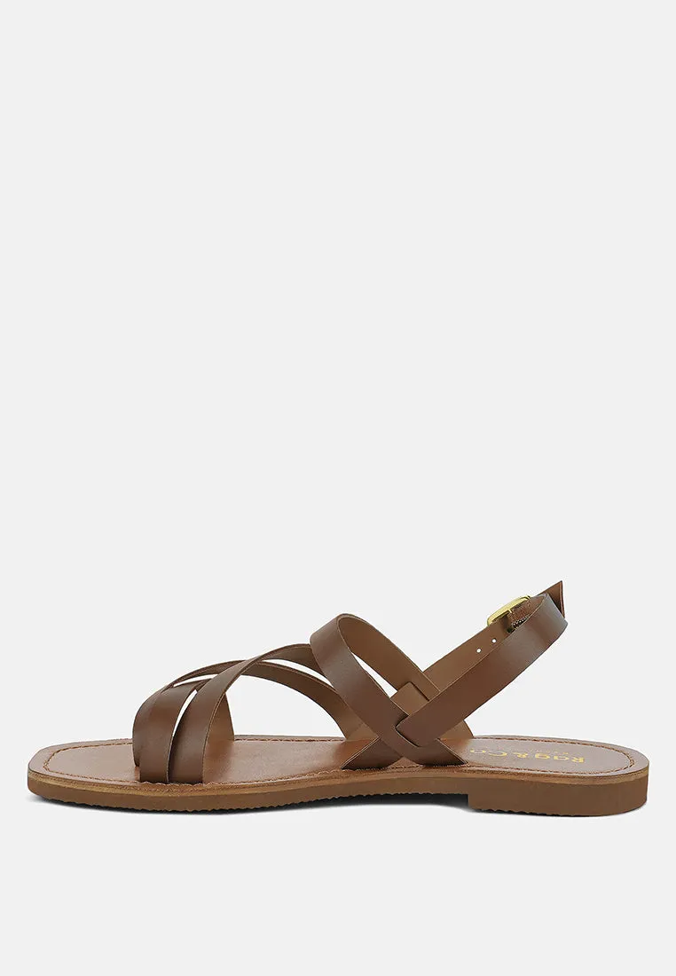 Sloana Strappy Flat Sandals