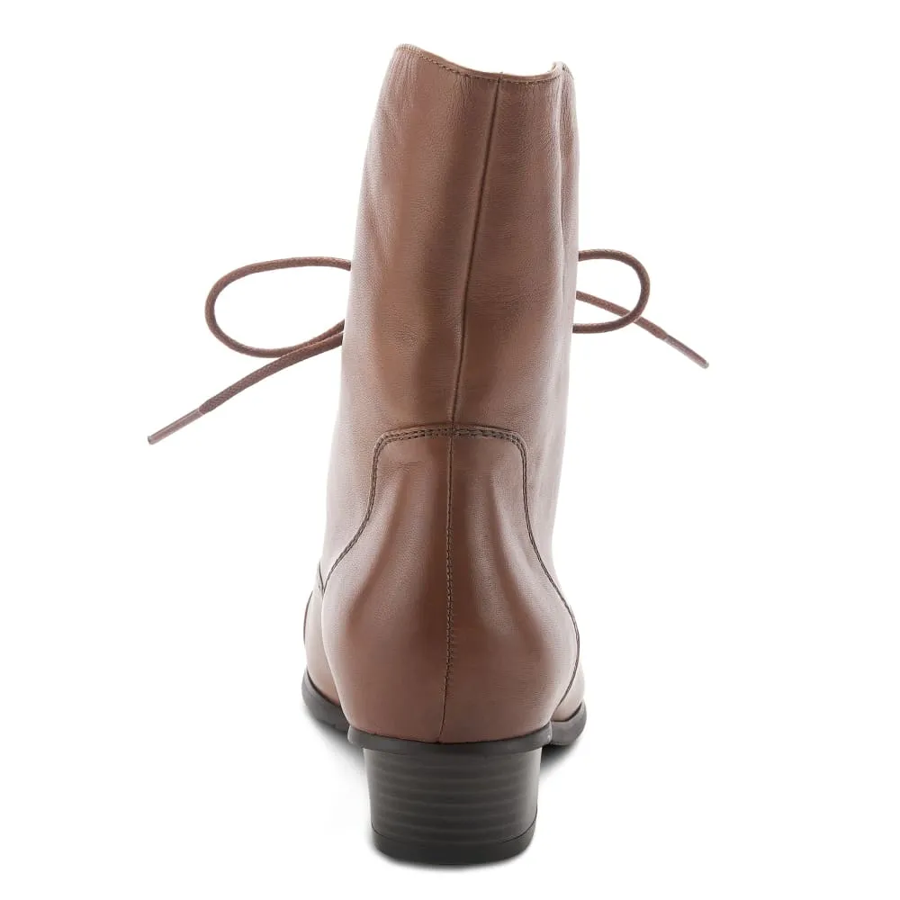 Spring Step Shoes Galil Women's Stylish And Versatile Polished Leather Boots